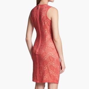Vince Camuto Sleeveless Coral Sheath Dress 2